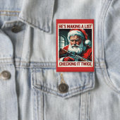 2e Amendement Santa Button | Kerst Pistool rechten (Insitu)