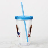 2e amendement Sierkussen Acryl Drinkbeker (Links)