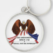 2e amendement Sierkussen Sleutelhanger (Voorkant)