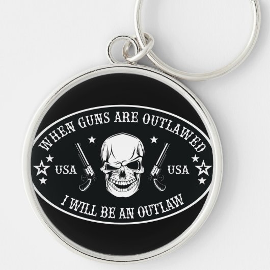 2e amendement Sierkussen Sleutelhanger (Voorkant)