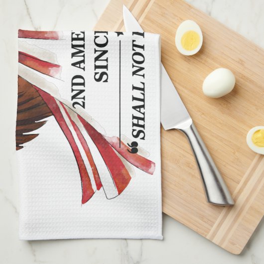 2e amendement Sierkussen Theedoek (Quarter Fold)