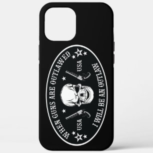 2e amendement Worpkussen iPhone 12 Pro Max Hoesje