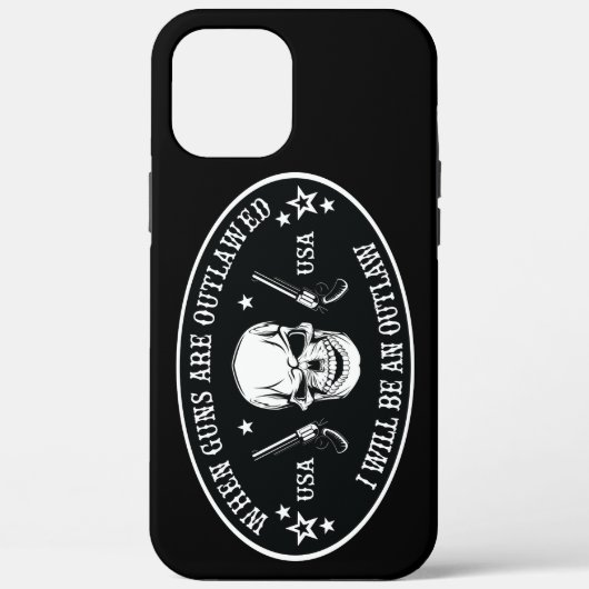 2e amendement Worpkussen Case-Mate iPhone Case (Achterkant)