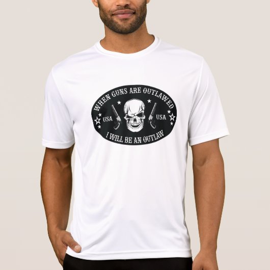 2e amendement Worpkussen T-shirt (Voorkant)