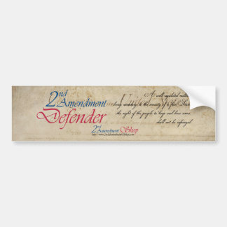 2e amendements bumperstickers ter verdediging