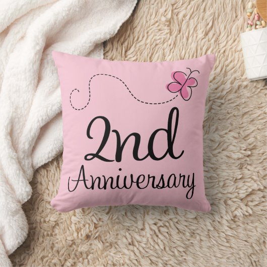 2e anier: Celebration Gift (vlinder) Kussen (Deken)