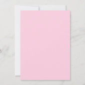 2e ANNIVERSAIRE 2 Fête Rose & Or TWO Invitations (Dos)