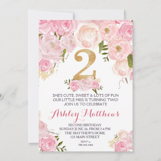 2e anniversaire de la Belle Invitation Florale, (Devant)