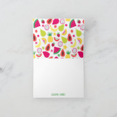 2e anniversaire Merci de fruits à deux tti (Intérieur)