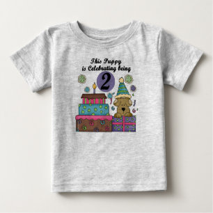 2e anniversaire Puppy Tshirts et cadeaux