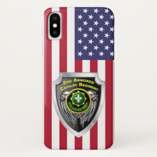 2e Armored Cavalry Regiment iPhone X Hoesje
