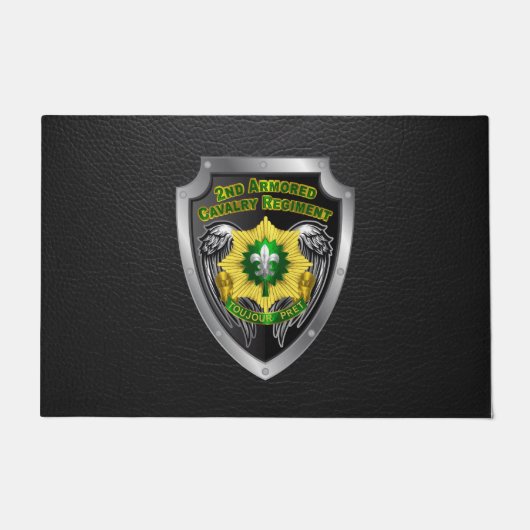 2e Armored Cavalry Regiment Deurmat (Voorkant)
