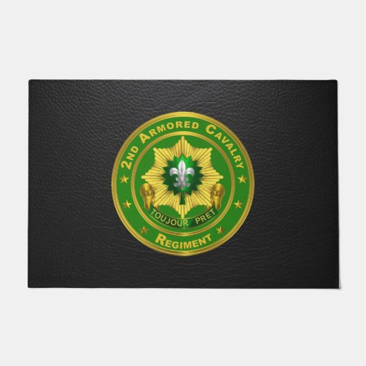 2e Armored Cavalry Regiment Deurmat (Voorkant)