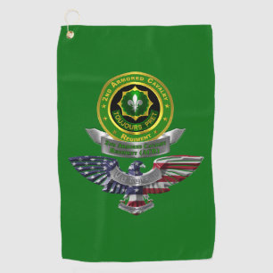 2e Armored Cavalry Regiment Golfhanddoek
