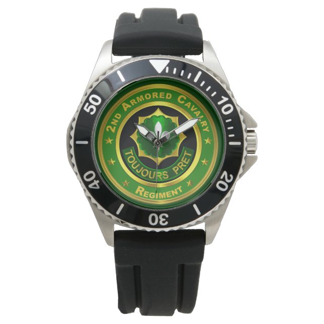 2e Armored Cavalry Regiment Horloge (Voorkant)