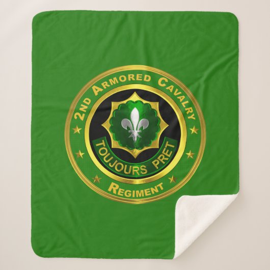 2e Armored Cavalry Regiment Sherpa Deken (Voorkant)