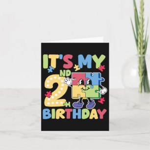 2e autisme verjaardagsfeestje 2 jaar oud autistisc kaart