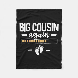 2e Baby Zwangerschapsaankondiging Familie - Big Co Fleece Deken