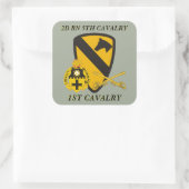 2E BATAILLE 5E CAVALRY 1ER CAVALRY STICKERS (Sac)