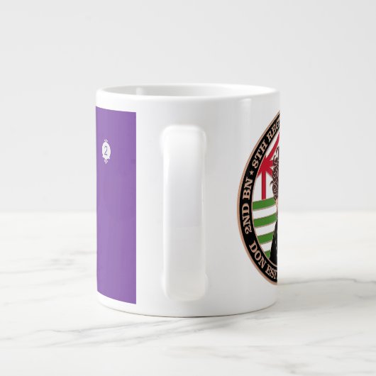 2e Bataillon 8e Régiment Mug de la Garde d'État du (Dos)