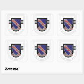 2E BATALJON 508E INFANTERIE FLASH/DUI STICKERS (Vel)