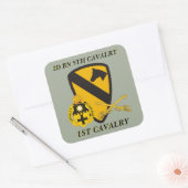 2E BATALJON 5E CAVALERIE 1E CAVALERIE STICKERS (Envelop)