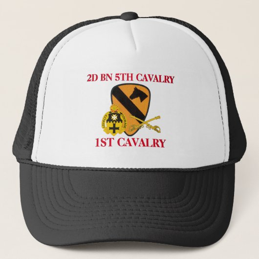 2E BATTALION 5E CAVALRY 1ST CAVALRY-PET TRUCKER PET (Voorkant)