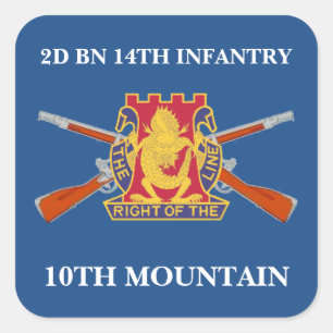 2E BN 14E INFANTERIE 10E BERG STICKERS
