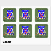 2E BN 22E INFANTERIE 10E BERG STICKERS (Vel)