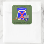 2E BN 22E INFANTERIE 10E BERG STICKERS (Tas)