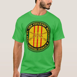 2e BN 3e Infanterieregiment Vietnam Veteraan w Inf T-shirt