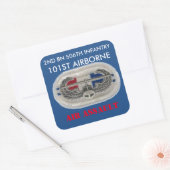 2E BN 506E INFANTERIE 101E STICKER IN DE LUCHT (Envelop)