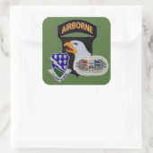 2E BN 506E INFANTERIE 101E STICKER IN DE LUCHT (Tas)