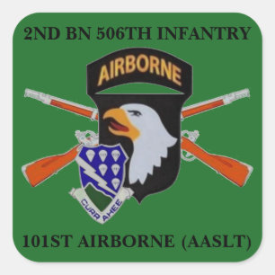 2E BN 506E INFANTERIE 101E STICKERS AÉROBORNES