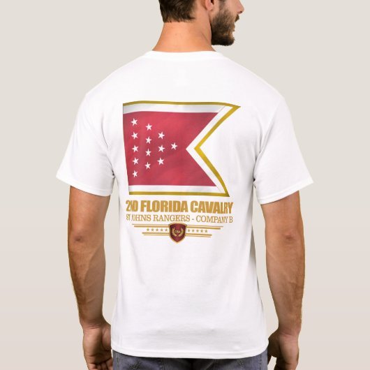 2e Cavalerie van Florida T-shirt (Achterkant)
