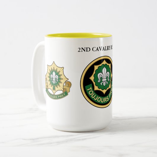 2E CAVALRY MUG  (Devant gauche)