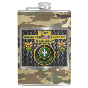 2e Gepantserde Cavalerie Regiment “Altijd Bereid” Heupfles