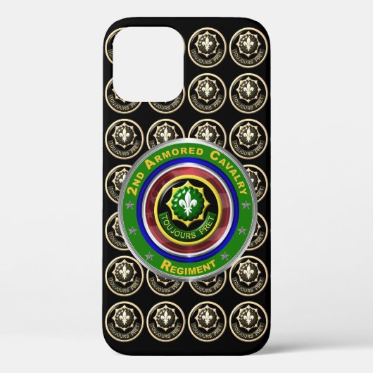 2e Gepantserde Cavalerie Regiment Case-Mate iPhone Case (Achterkant)