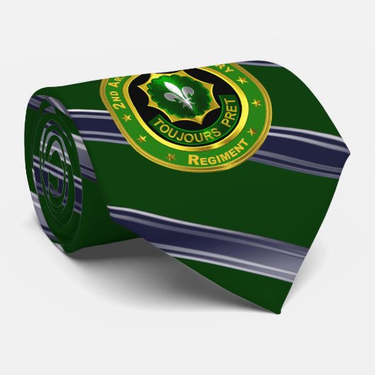 2e Gepantserde Cavalerie Regiment Stropdas (Opgerold)