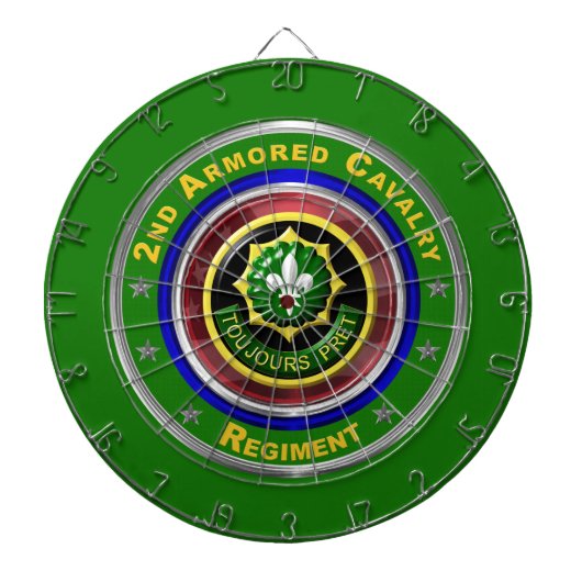 2e gepantserde valerie dartbord (Voorkant)