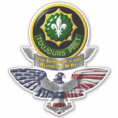 2e gepantserde valieveteranenauto sticker (Voorkant)