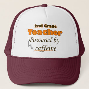 2e graad docent met cafeïne trucker pet