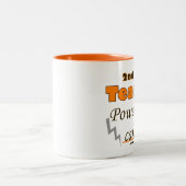 2e graad docent met cafeïne tweekleurige koffiemok (Center)