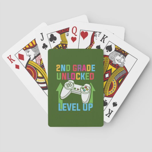 2e graad leraar 2e graad pokerkaarten (Achterkant)
