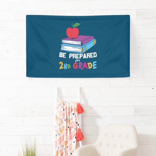 2e graad leraar bereid voor 2e graad spandoek (Insitu)