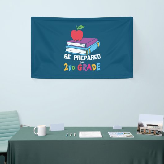 2e graad leraar bereid voor 2e graad spandoek (Beurs)