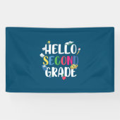 2e graad leraar Hallo tweede graad Spandoek (Horizontaal)
