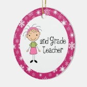 2e graad lerarenornament keramisch ornament (Links)