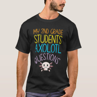 2e graad lerarenwaardering bij Axolotl-vragen T-shirt