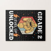 2e graad ontgrendeld niveau terug naar school eers legpuzzel (Horizontaal)